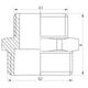 Ниппель редукционный 3/8"x1/2'' Koer KF.N0406 (KF0037) - изображение 3