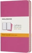 Набор записных книг Moleskine Cahier 9 x 14 см 3 шт по 64 страницы в линейку Розовый (8058647629643) - изображение 1