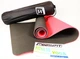 Коврик для йоги TPE+TC EasyFit Eco Friendly 6 мм черный с красным SCT-TPE-BR (спортивный каремат, йогамат для фитнеса, пилатеса) - изображение 2
