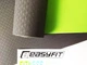 Коврик для йоги TPE+TC EasyFit Eco Friendly 6 мм черный с зеленым (спортивный каремат, йогамат для фитнеса, пилатеса) - изображение 3
