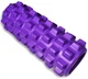 Массажный ролик EasyFit EVA Spikes 33 см фиолетовый (роллер, валик, цилиндр МФР и йоги, массажер для спины, ног, рук, шеи) - изображение 3