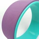 Колесо для йоги SCOUT Fit Wheel 33х13 см фиолетовое-мятное (кольцо для йоги, йога колесо для спины) SCTFW33-VM - изображение 2