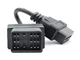 Переходник для сканера Toyota OBD2 17 pin 607904666 Черный - изображение 1