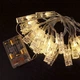 Світлодіодна гірлянда LTL з прищіпками для фото 20 led Warm White довжина 3,0 метра на батарейках 2 шт AA - зображення 2