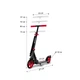 Самокат для взрослых Scooter 2028 Red большой подростковый - изображение 7