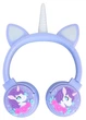 Бездротові дитячі навушники з вушками "Unicorn" KR-8600 LILAC - зображення 1