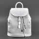 Кожаный женский рюкзак Олсен белый BlnkNtBN-BAG-13-white - изображение 5