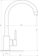 Смеситель для кухни TOPAZ BARTS TB 07403-H36-BL - изображение 5