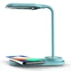 Бездротова зарядка зі світлодіодною лампою HT-12 Wireless Charger with LED Desk Lamp (Light Blue) - зображення 2