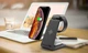 Док-станция 3-в-1 Wireless Charging Station беспроводная зарядка для iPhone / iWatch / AirPods (T-3) Black - изображение 5