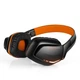 Навушники Bluetooth KOTION EACH Gaming LED B3506 400 мАг чорно-помаранчеві - зображення 3