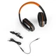 Навушники Bluetooth KOTION EACH Gaming LED B3506 400 мАг чорно-помаранчеві - зображення 5