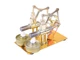 Двигун Стірлінга BauTech Stirling Engine з генератором DIY Сталевий (1009-541-00) - зображення 2