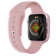 Смарт годинник Smart Watch ip 12-1 -Алюмінієвий корпус, голосовий виклик, режим спорту Pink - зображення 3