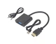 Адаптер видео HDMI - VGA активный с аудио и питанием Черный (HDMI-VGA-6) - изображение 1
