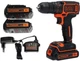 Аккумуляторная дрель-шуруповерт Black+Decker BDCDD186KB - изображение 2