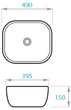 Раковина KOLLER POOL Round RN-0490-WB 490х395 белая - изображение 5