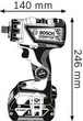 Акумуляторний шурупкрут Bosch Professional GSR 18V-60 FC + 2 акб GBA 18V 5Ah + з/п AL 1880 CV + 4 насадки + L-boxx (06019G7100) - зображення 4