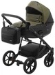 Коляска 2 в 1 Bair Kiwi кожа 100% BK-11/15 хаки - черный - изображение 2