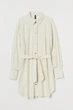 Платье рубашка H&M XS кремовый 9029025282 - изображение 1