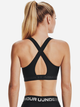 Спортивный топ для бега женский Under Armour Crossback Mid Bra 1361034-001 XL Черный (194514013523) - изображение 8