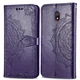 Кожаный чехол-книжка Art Case с визитницей для Xiaomi Redmi 8a Фиолетовый Без бренда - изображение 1