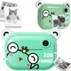 Камера с моментальной печатью фотографий детская 1080P Zoo "Зоопарк" WiFi FHD Green - зображення 1