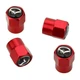 Ковпачки на ніпель для авто Mazda Alitek Short Red (4 шт) (67359) - зображення 2