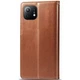 Шкіряний чохол книжка GETMAN Gallant (PU) для Xiaomi Mi 11 Коричневий - зображення 2