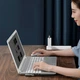 Кабель Baseus Combo Type-C to Type-C+DC Flash Series One-for-two Fast Charging Square Head 2m, 100W, 5A - изображение 4