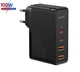 Блок питания Baseus 100W GaN2 Pro Quick Charger |2xUSB/2xType-C, QC/PD, 5A| + кабель USB-C 100W для MacBook/Huawei/Samsung/Asus/Google/Lenovo black - изображение 1