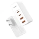 Блок питания Baseus 100W GaN2 Pro Quick Charger |2xUSB/2xType-C, QC/PD, 5A| + кабель USB-C 100W для MacBook/Huawei/Samsung/Asus/Google/Lenovo white - изображение 2