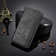 Чехол-книжка Deexe Retro Style для Samsung Galaxy M32 (M325) - Black - изображение 8