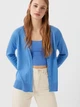 Кардиган вязаный женский Stradivarius 1512/102/045 M Голубой (SZ01512102045036) - изображение 2