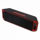 Bluetooth-колонка UKC SC-208 c функцией speakerphone и радио (черный с красным) - изображение 2