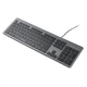 Клавиатура Vinga KB735 black-grey - изображение 1