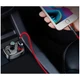 FM-трансмітер фм модулятор автомобільний Baseus T-Complex S-09A Bluetooth MP3 Срібний Зарядка 2USB від прикурювача - зображення 9
