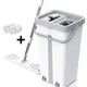 Швабра з відром комплект Scratch Cleaning Easy Mop з автоматичним віджиманням і складною ручкою - зображення 1