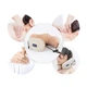 Массажная подушка U-shaped Massage pillow для шеи и спины инфракрасный роликовый массажер - изображение 7