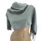 Женский кашемировый шарф LuxWear WS47021 Серый - изображение 2