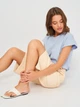 Шорты женские Mango 87083253-03 M Молочные (8445306252333) - изображение 4