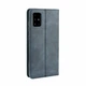 Чехол-книжка Deexe Retro Style для Samsung Galaxy A51 (A515) - Blue - изображение 4