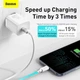 Сетевое зарядное устройство с входом Type-C BASEUS Super Si с Lightning кабелем (Type-C,QC/PD, 3A, 20W). White - изображение 6