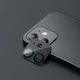 Захисне скло на камеру iPhone 12 mini з металевою рамкою HOCO (A18) 3D Metal frame flexible lens film - зображення 1