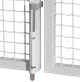 Вертикальный засов со стержнем из стали горячей оцинковки Locinox RAL 9005 VSF-9005 - изображение 1