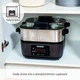 Пароварка Morphy Richards New Intellisteam 470006 Чорний/Металік на 3 відділення + таймер та 8 програм 6,8 л / 1600 Вт - зображення 6