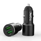 Автомобильное зарядное устройство TOPK G207Q QC 3.0 30W 2xUSB - изображение 1