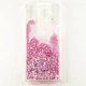 Чехол Glitter для Xiaomi Redmi Note 8 Pro Бампер Жидкий блеск сердце розовый - изображение 2