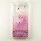 Чохол Glitter для Xiaomi Redmi Note 8 Бампер Рідкий блиск серце рожевий Без бренду - зображення 2