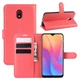 Чехол IETP для Xiaomi Redmi 8A книжка кожа PU красный - изображение 1
